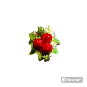 Sterling silver 925 Christmas wreath charm bead